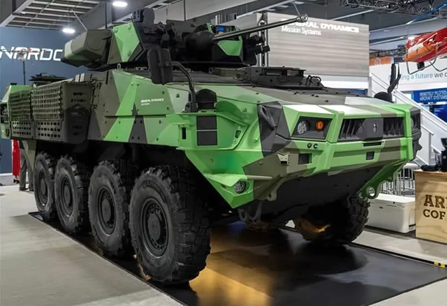 General Dynamics Canada exhibe LAV 6.0 Mk II con torreta avanzada