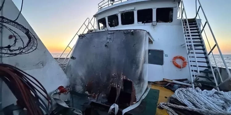 Malta reparará barco de flotilla a Gaza tras ataque con drones