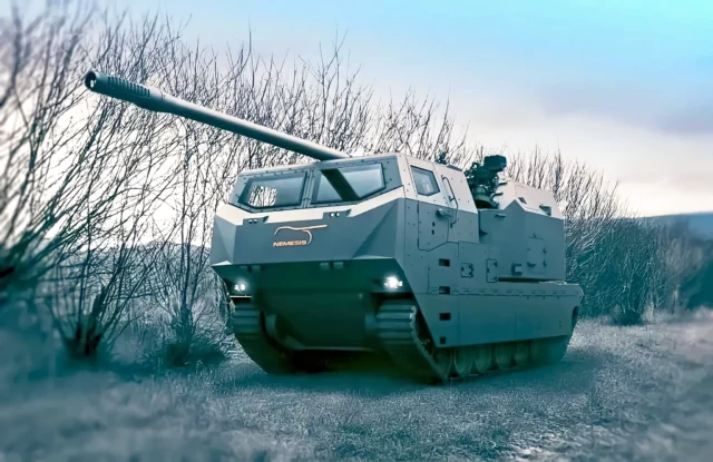 GDELS presenta obús Nemesis 155 mm en FEINDEF 2025
