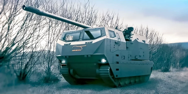 GDELS presenta obús Nemesis 155 mm en FEINDEF 2025