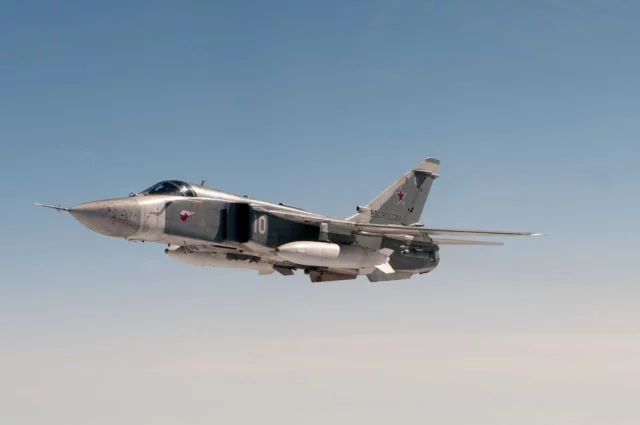 Fuerza Aérea polaca intercepta un Su-24 ruso sobre el mar Báltico
