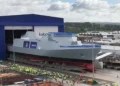 Royal Navy presenta la fragata Tipo 31 HMS Venturer en Rosyth