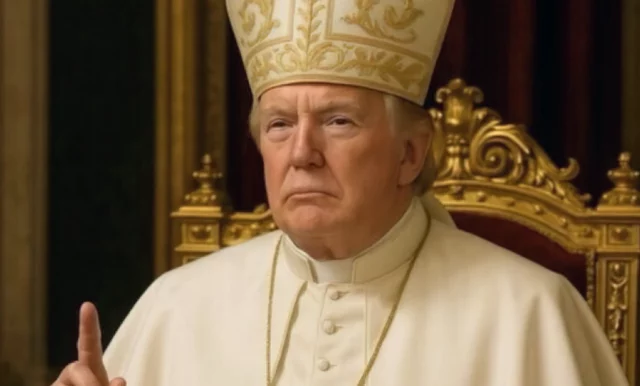 La Casa Blanca comparte imagen de Trump como papa