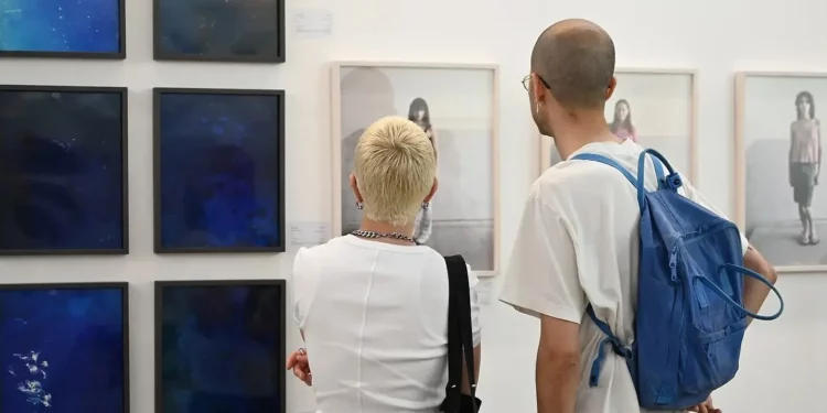 En la feria de arte Fresh Paint en Tel Aviv, hasta el 26 de mayo de 2025 (Cortesía de Fresh Paint)