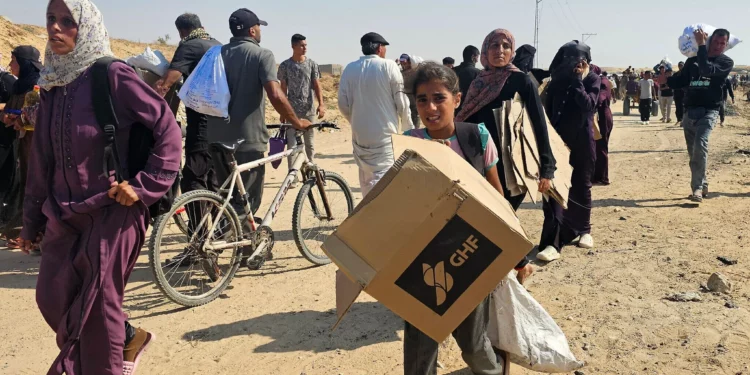 Fondo Humanitario de Gaza entrega 1,5 millones de comidas en un día