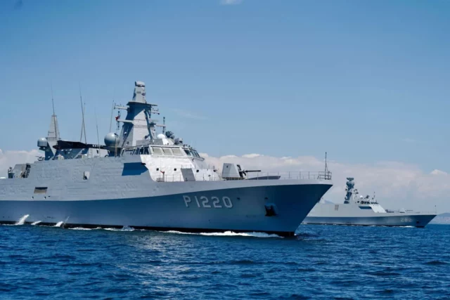 Comienzan las pruebas de mar para la corbeta paquistaní de la clase Babur PNS Khaibar