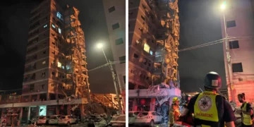 Un muerto en una descarga de misiles iraníes en el centro de Israel