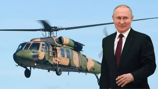 Helicóptero de Putin evadió ataque de drones en Kursk