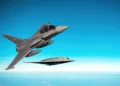 Nuevo stealth UCAS debuta junto al Rafale F5 en París