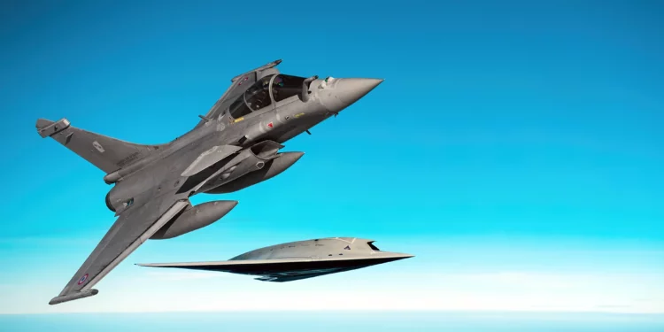 Nuevo stealth UCAS debuta junto al Rafale F5 en París