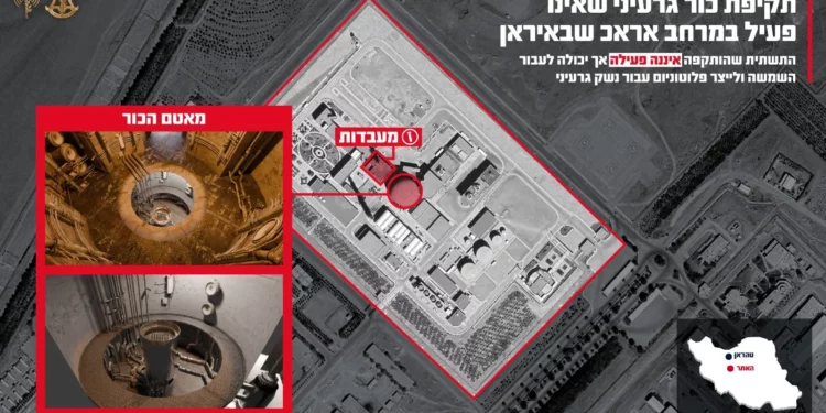 Las FDI golpean reactor iraní de Arak, sitio de desarrollo de armas nucleares y docenas de otros objetivos