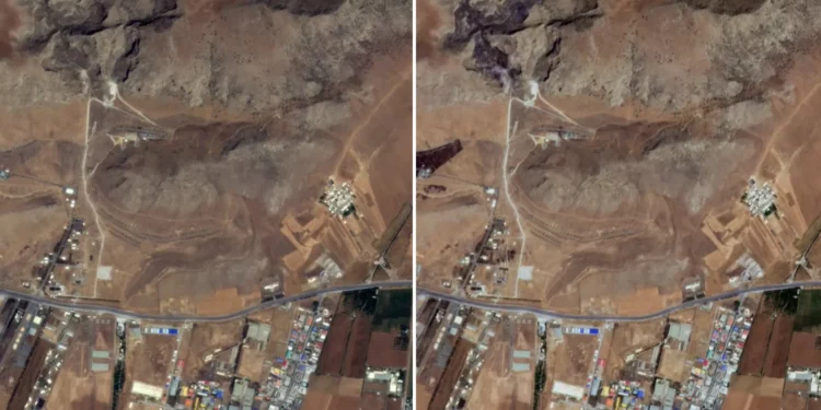 Imágenes satelitales confirman daños en el arsenal de misiles balísticos de Irán