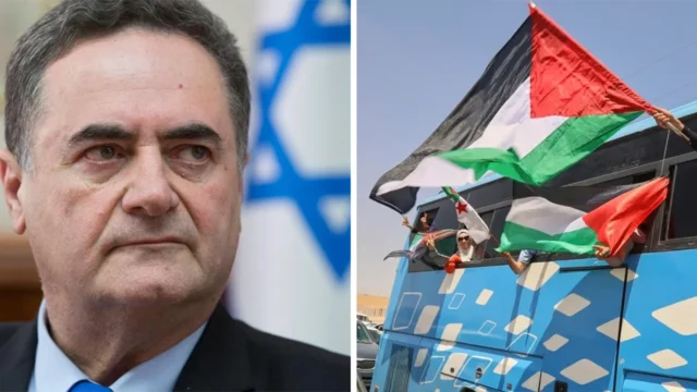 Katz dice que las FDI bloquearán la entrada de convoy procedente de Túnez a Gaza