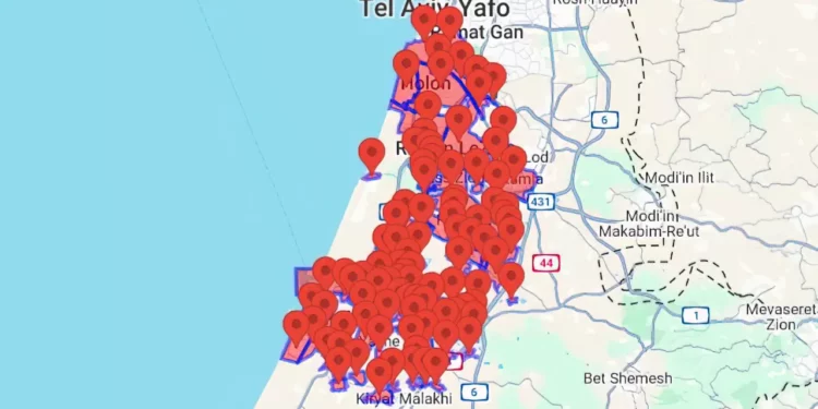 Las alarmas resuenan en el centro y norte de Israel