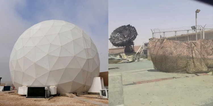Ataque iraní destruyó antena de comunicaciones satelitales de EE. UU. en base aérea de Al Udeid