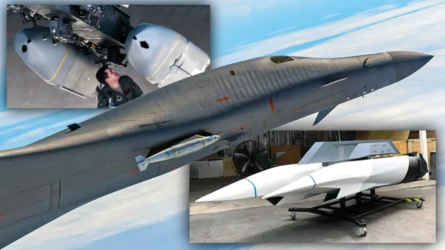 B-1B Lancer incorpora nuevos pilones para misiles hipersónicos