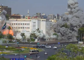 Fuerte bombardeo de las FDI al cuartel general militar sirio en Damasco