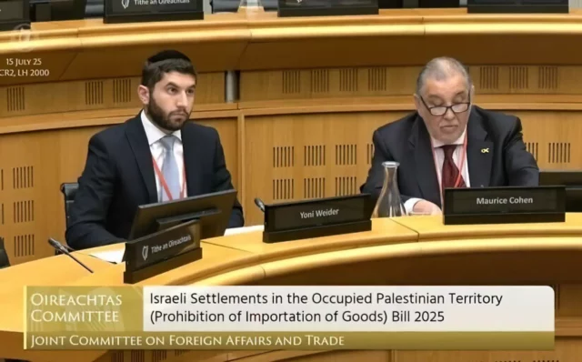 Irlanda aplaza debate sobre ley que prohibiría importaciones desde poblados israelíes