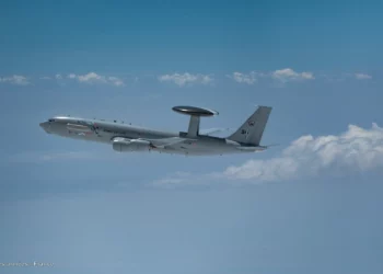 El E-3F AWACS francés. (Crédito de la imagen: Estado Mayor Conjunto Francés)
