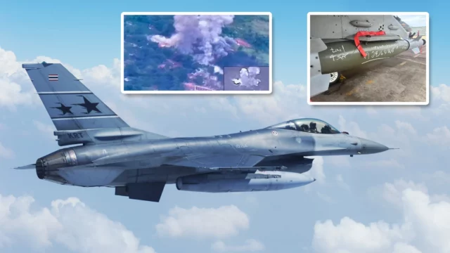 Un F-16 tailandés ataca Camboya al intensificarse la guerra fronteriza