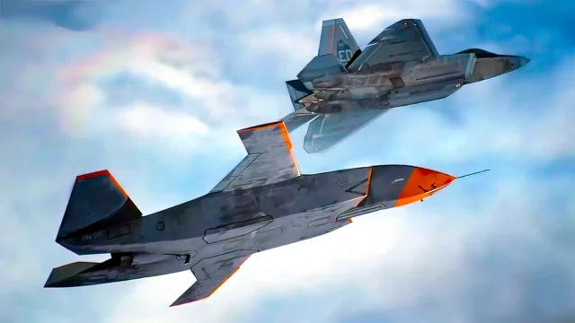 Los F-22 Raptor controlarán drones de combate colaborativos