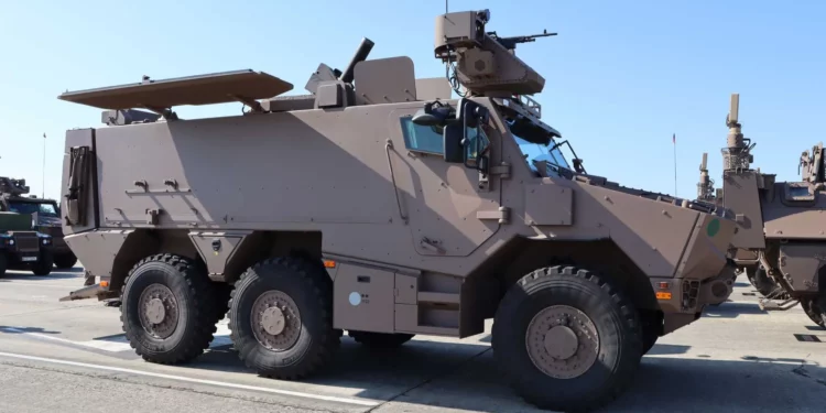 Francia estrena su “mortero blindado del futuro” en París: el Griffon MEPAC