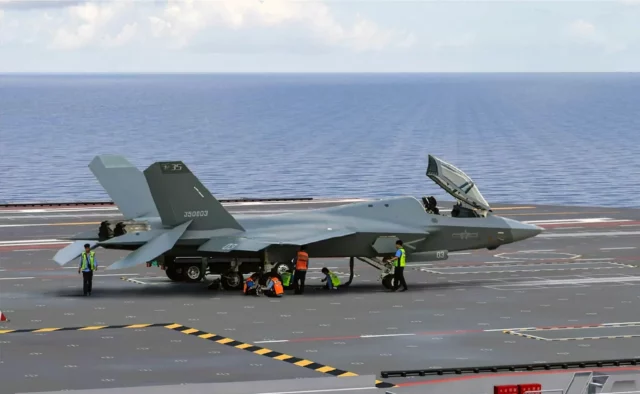 El J-35B entra en escena: China acelera su apuesta por la supremacía naval