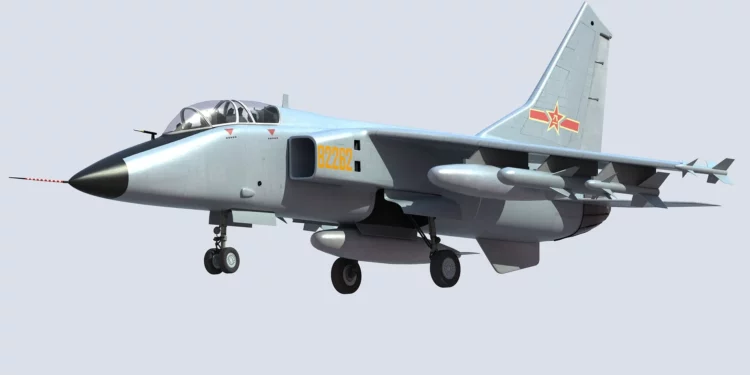 Avión chino JH-7 vuela a 30 metros de YS-11EB japonés