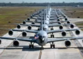 Los aviones cisterna KC-135 recibirán lanzadores de drones