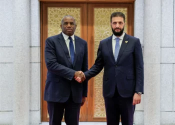 David Lammy se reúne con Ahmad al-Sharaa en Damasco