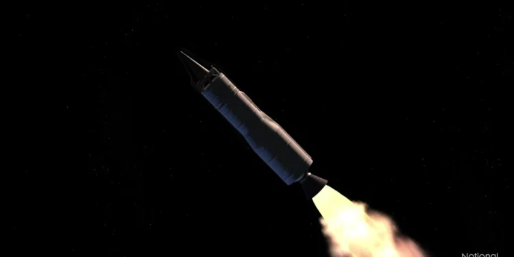 Northrop Grumman prueba el motor del ICBM Sentinel bajo condiciones de vacío extremo