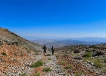 Soldados de la 810ª Brigada Regional de Montañas operan en el sur de Siria, en una foto de las FDI publicada el 13 de julio de 2025. (Fuerzas de Defensa de Israel)
