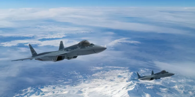 El Ártico se militariza: vuelos del Su-57 ruso inquietan al NORAD