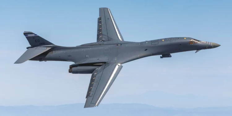 Un bombardero B-1B. USAF