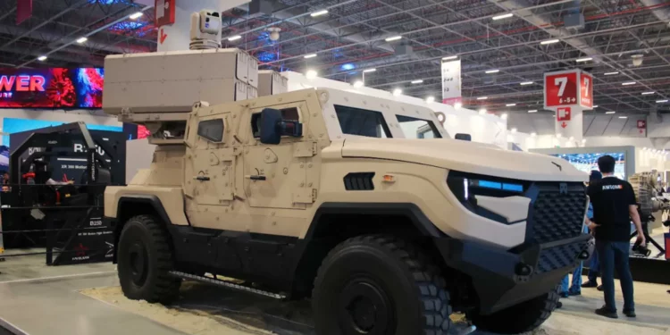 La combinación del MATV004 y el sistema de misiles Alheda ilustra el esfuerzo coherente de Calidus por ofrecer una capacidad de ataque escalable, protegida y de alta movilidad para las condiciones del campo de batalla moderno. (Fuente de la imagen: Reconocimiento del Ejército)