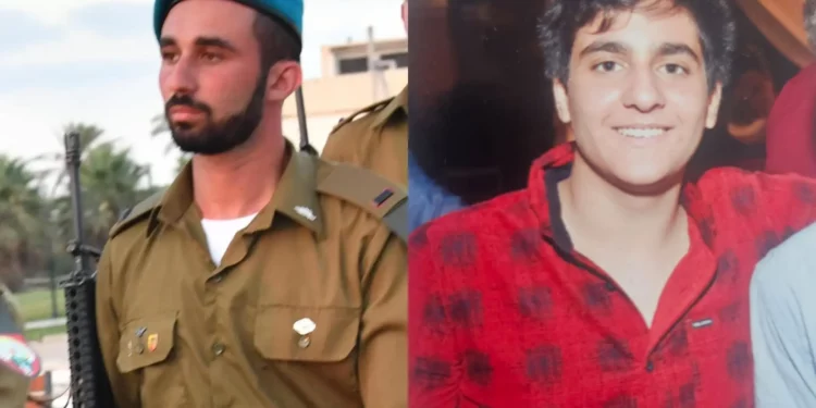 Capitán Amir Saad (izquierda) y sargento Inon Nuriel Vana. (Fuerzas de Defensa de Israel)