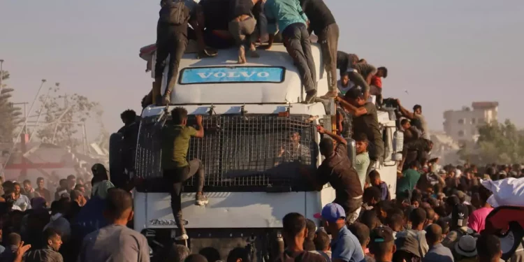 ONU informa que 88 % de la ayuda en Gaza es saqueada antes de ser distribuída