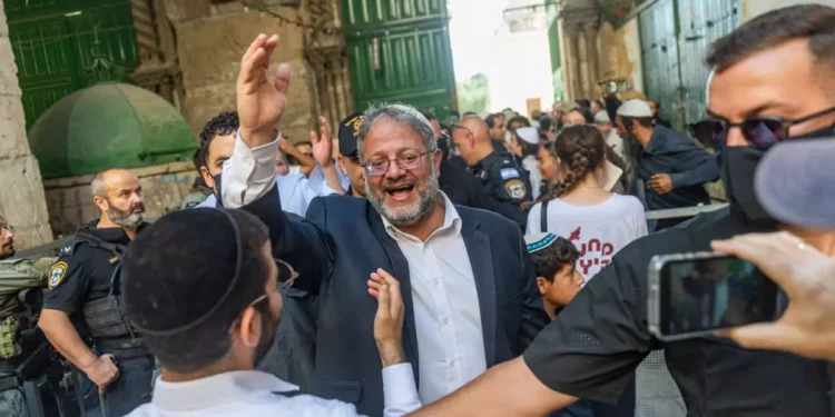 Desde el Monte del Templo: Ben Gvir pide la toma de Gaza