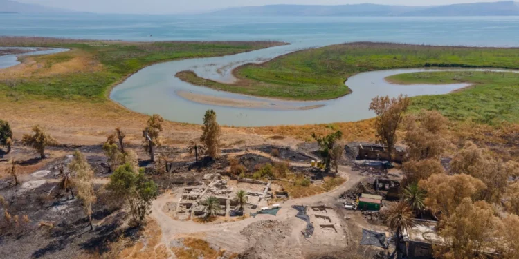 La Betsaida bíblica emerge tras un incendio forestal en Galilea