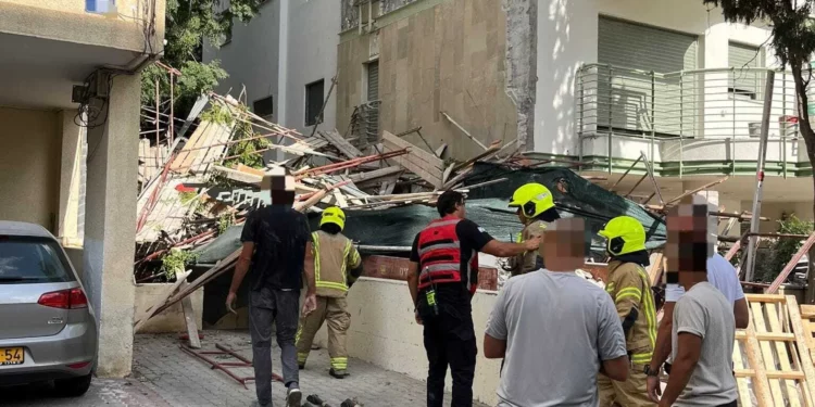 Colapso de andamio en Tel Aviv causa muerte de trabajador