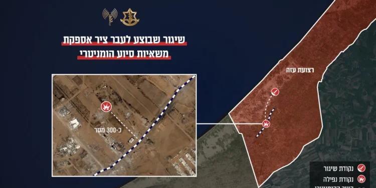 Terroristas de Gaza lanzan cohete contra corredor de ayuda