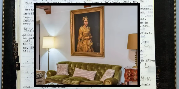 Pintura robada desaparece tras aparecer en el anuncio inmobiliario de la hija de un nazi