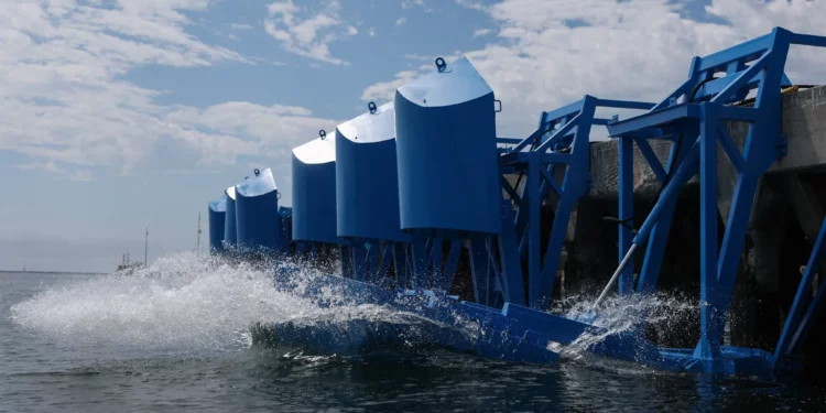 Eco Wave Power de Israel genera electricidad a partir de las olas en Puerto de Los Ángeles