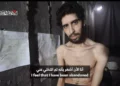 Un fotograma del rehén Evyatar David tomado de un video de propaganda de Hamás (izquierda) publicado el 1 de agosto de 2025. (Foro de Rehenes y Familias Desaparecidas)