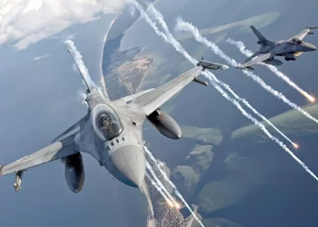 Aviones polacos F-16C Block 52+ en vuelo. (Crédito de la imagen: Bartek Bera / ministerio de Defensa de Polonia)