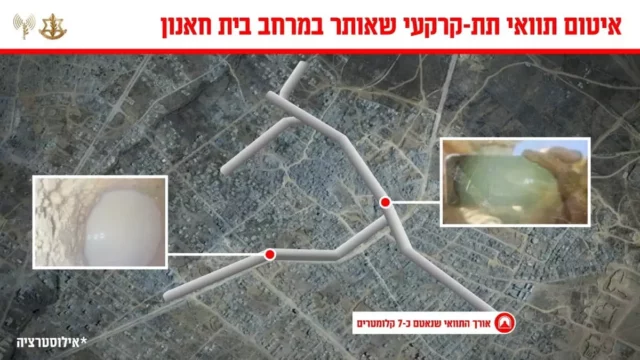 FDI sella con concreto 7 km de túneles de Hamás en Gaza
