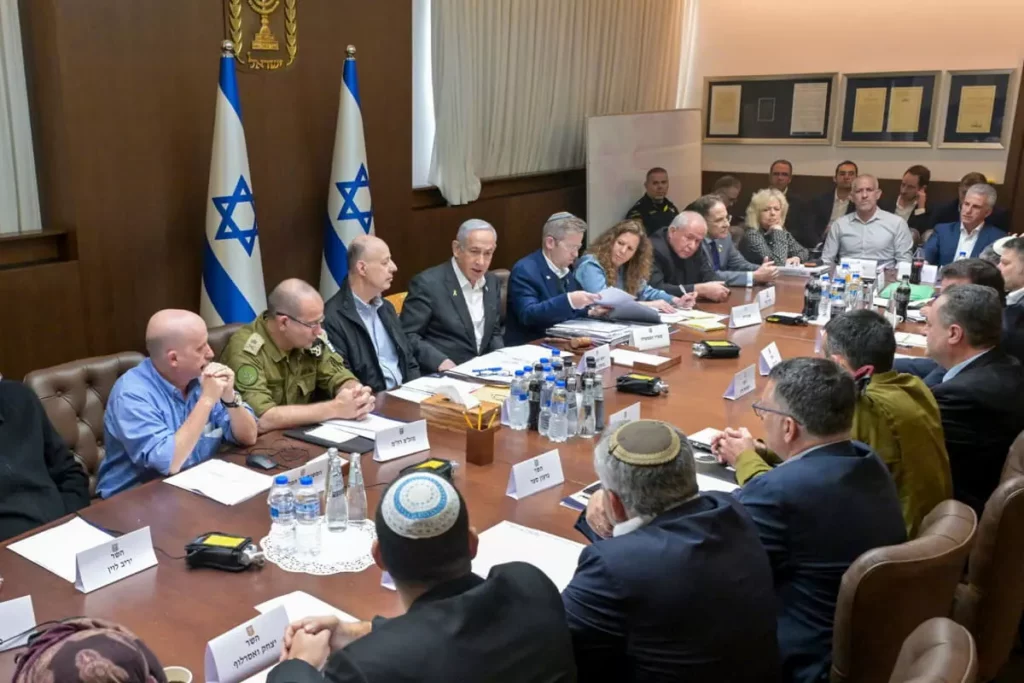 Gabinete de Seguridad aprueba el plan de Netanyahu para tomar Gaza