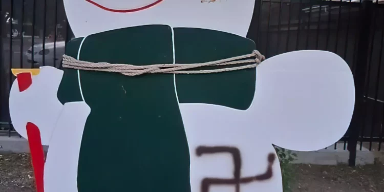 Sede del Consejo Israelí-Estadounidense en Los Ángeles vandalizada con símbolos nazis