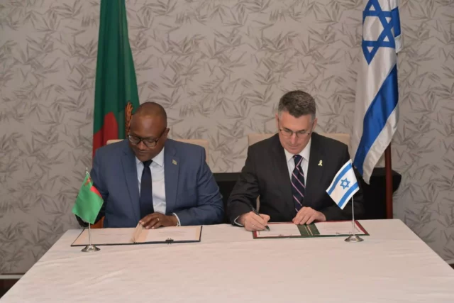 Israel abre embajada en Zambia