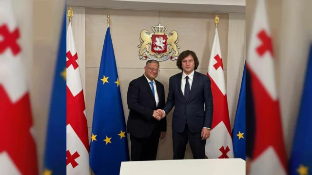 Itamar Ben Gvir se reúne con el primer ministro de Georgia y altos funcionarios
